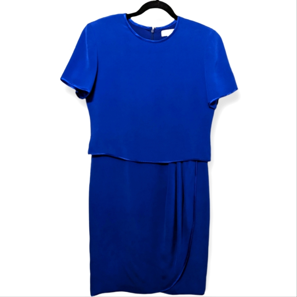 Blue Silk Shomi Dress, Sz 8